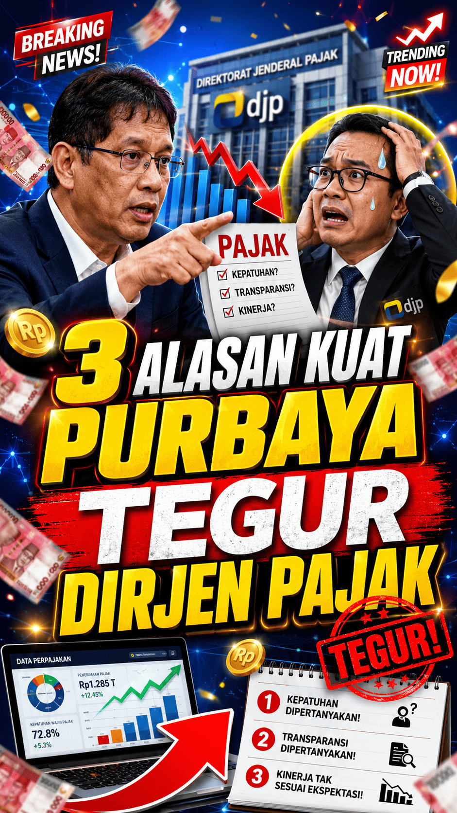 Purbaya Yudhi Sadewa menegur Dirjen Pajak Bimo Wijayanto terkait kebijakan pajak yang meresahkan dunia usaha Indonesia.