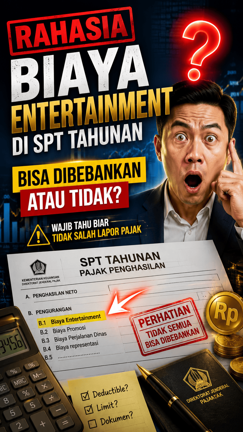 Rahasia biaya entertainment di SPT Tahunan apakah bisa dibebankan atau non deductible