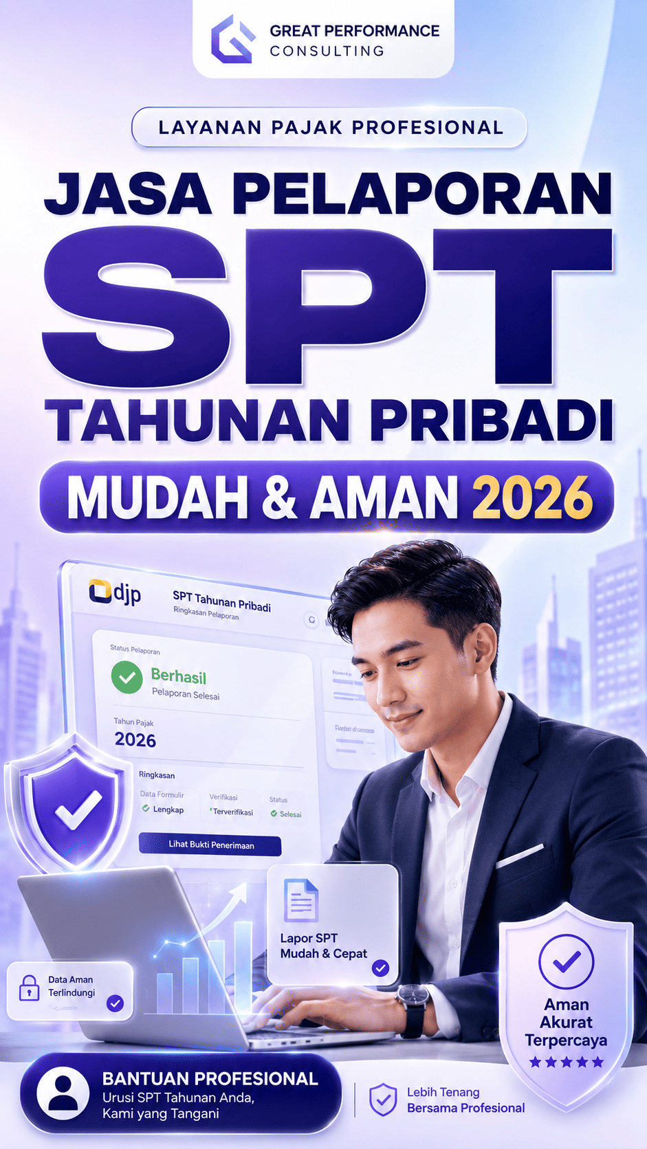Jasa Pelaporan SPT Tahunan Pribadi yang Aman dan Profesional