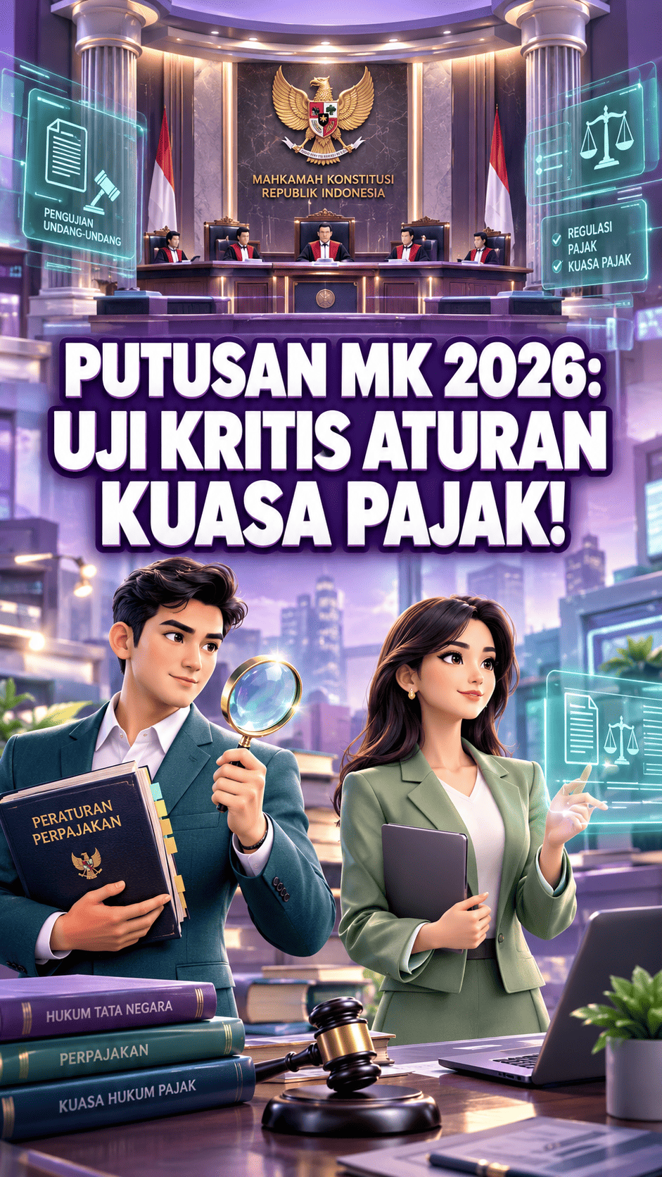 Putusan MK 2026 tentang aturan kompetensi kuasa wajib pajak dan batas kewenangan PMK
